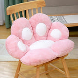 coussin-peluche-patte-de-chat-rose