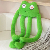coussin-peluche-grenouille-geante